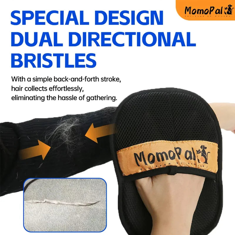 Pet Dog Static Bidirectional Grooming Gloves