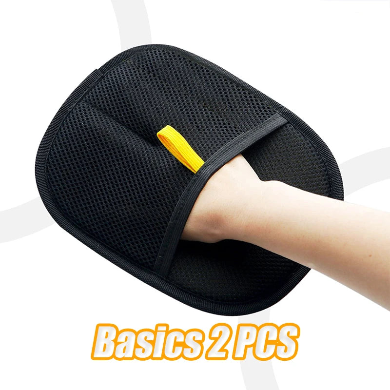 Pet Dog Static Bidirectional Grooming Gloves