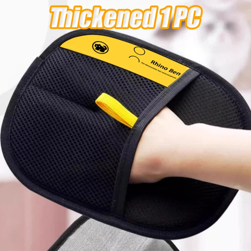 Pet Dog Static Bidirectional Grooming Gloves