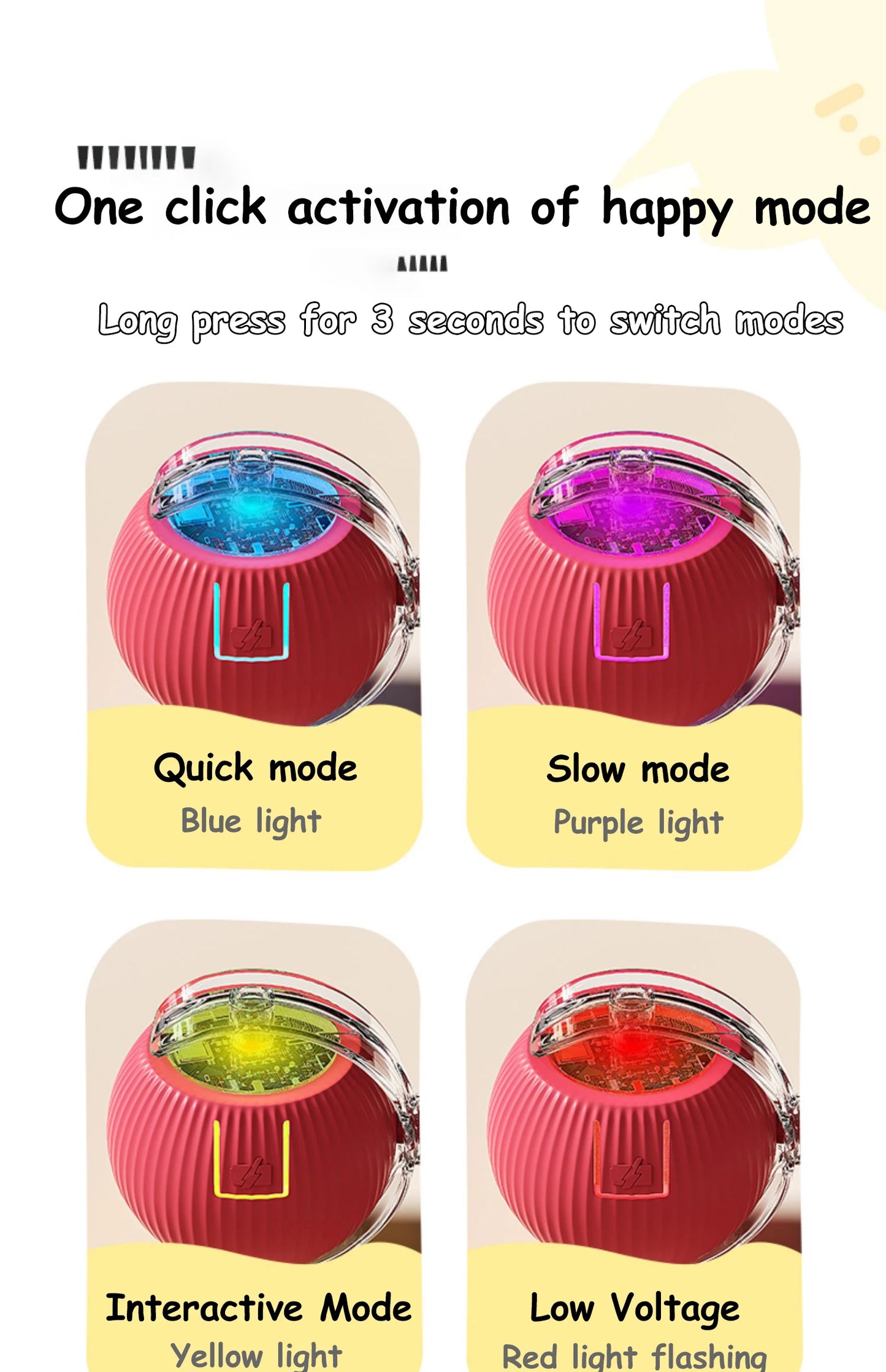 Rechargeable Smart Pet Electric Toy Dog Cat Training Imitate Mouse
